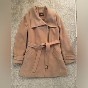 Cole Haan Wool belted pea coat